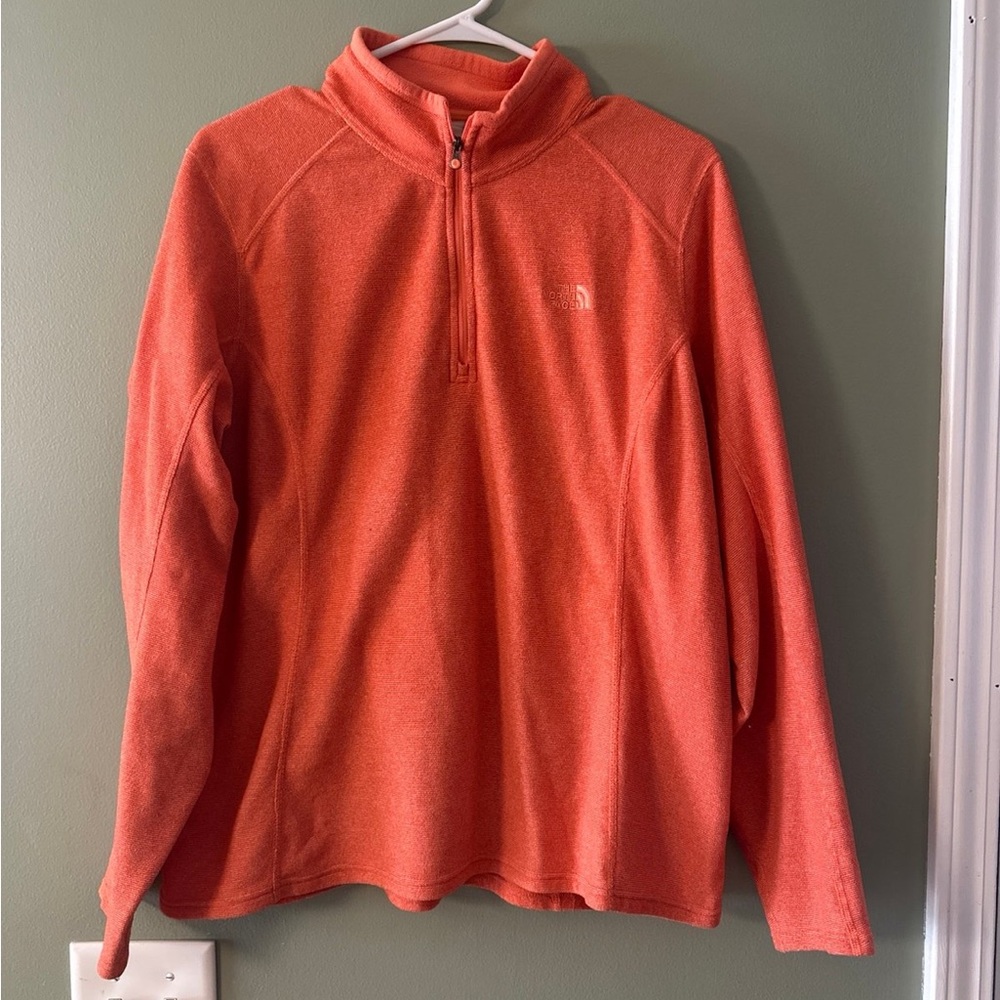 The North Face Orange Quarter Zip